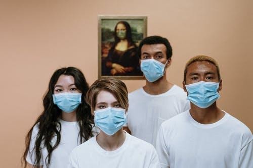 COPD patients wearing masks